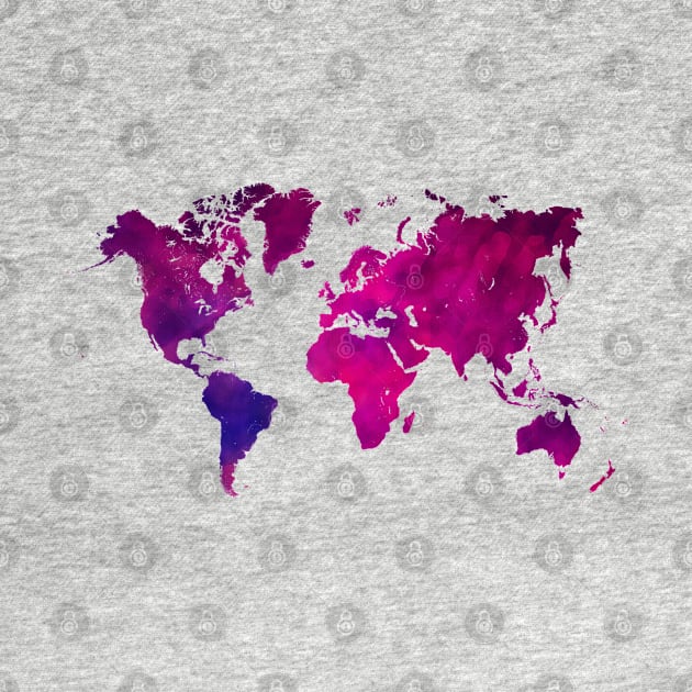 world map purple  #map #worldmap by JBJart